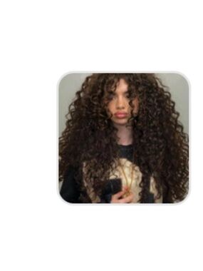 Voluminous Curly Wig for Women - Dark Brown